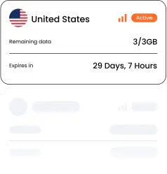 Enjoy fast 4G/5G data abroad